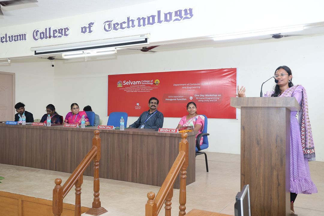 Workshop at Selvam College